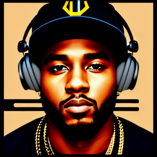 A digital illustration of a musician wearing headphones and a cap with the stylized MOON MUTT Recording Studio logo. | MOON MUTT Recording Studio